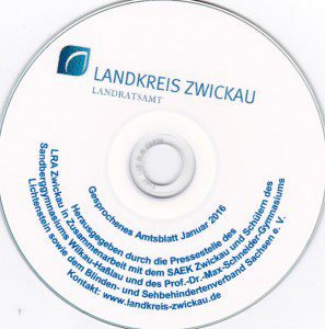 Gesprochenes Amtsblatt 2016 - Landkreis Zwickau - Landratsamt