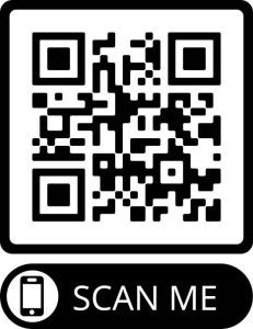 Über einen QR-Code gelangen Sie zu den vier Videos zu Untertitelung, Gebärdensprache, Audiodeskription und Leichte Sprache.