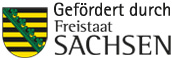 Gefördert durch den Freistaat Sachsen